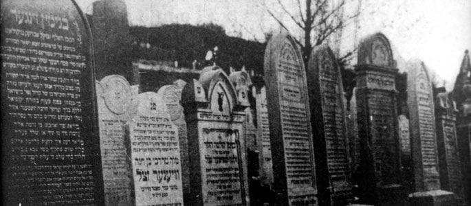 Ancient tombstones in the Orthodox Jewish cemetery in Bratislava (Pressburg) Ancient tombstones in the Orthodox Jewish cemetery in Bratislava (Pressburg)