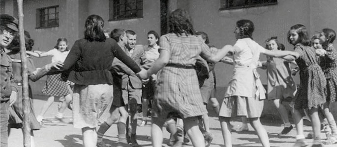 School children, the Sered forced labor camp, Slovakia School children, the Sered forced labor camp, Slovakia