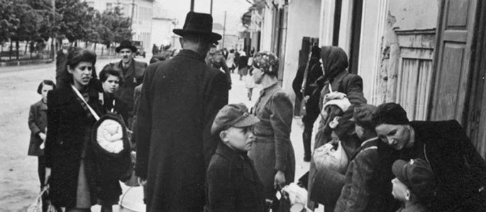 Jews prior to being deported from Slovakia along with their personal effects, 1942 Jews prior to being deported from Slovakia along with their personal effects, 1942