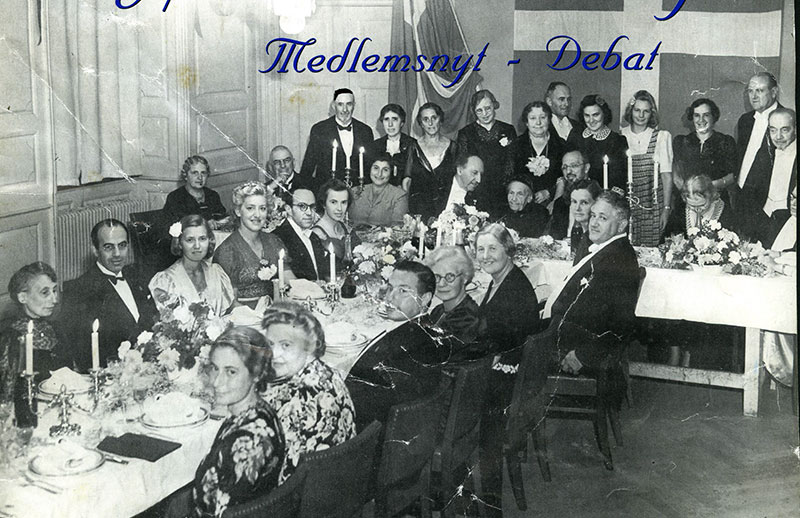 Cecilia and Ludwig Pels at the old age home, Copenhagen