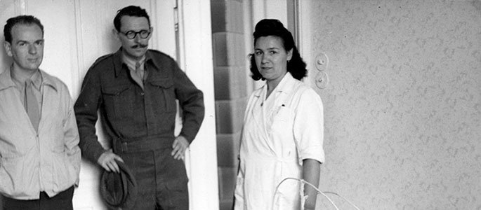 Infants in the orphanage for survivors established by the Jewish community after the war, Bratislava