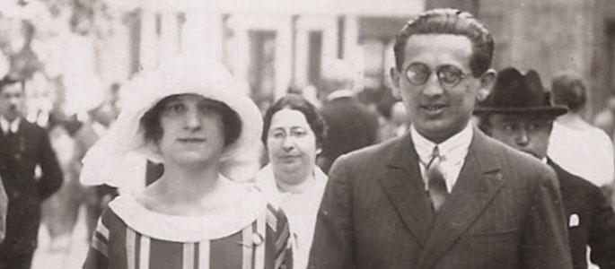 Wilhelm and Olga Fürst, Bratislava, 1925 Wilhelm and Olga Fürst, Bratislava, 1925