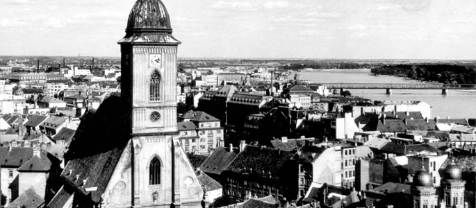 The Neolog synagogue on the ‘Jewish Street’ (Židovská Ulica) in Bratislava (Pressburg)