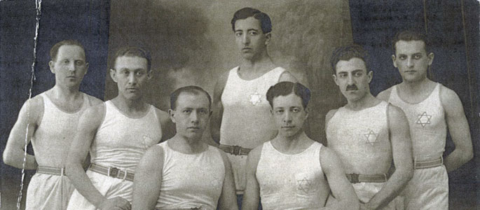 Bratislava, athletes from the Maccabi Hatzair youth movement, 5 July 1926 Bratislava, athletes from the Maccabi Hatzair youth movement, 5 July 1926