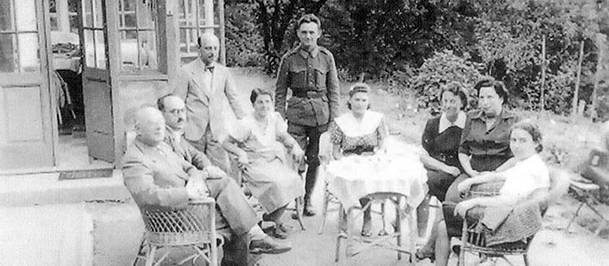 David and Lily Fischer's garden; Bratislava, the early 1940s