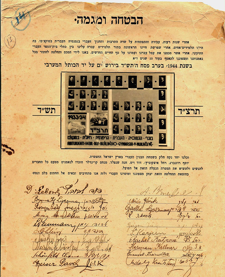 "Pledge and Purpose" document "Pledge and Purpose" document