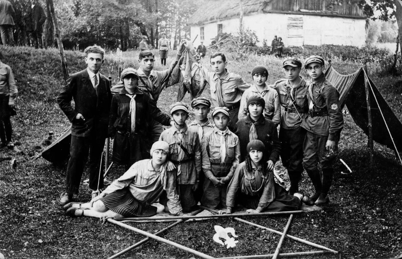 Members of a Jewish Scout troop in Plonsk Members of a Jewish Scout troop in Plonsk
