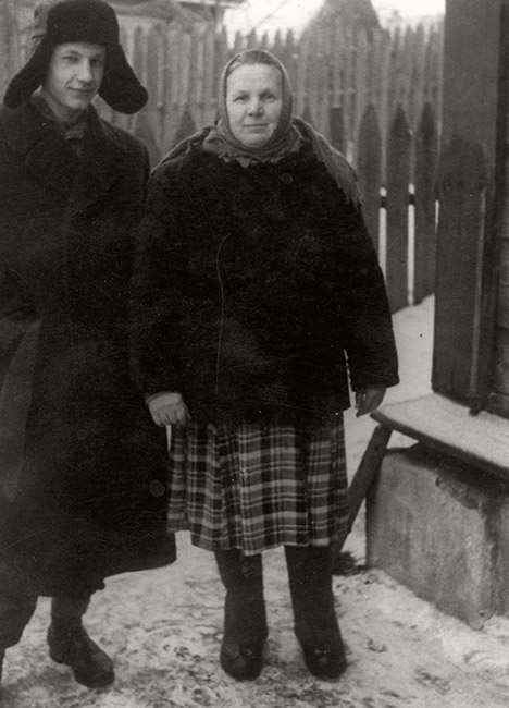Antonina Gordey and her son Vladimir, 1957 Antonina Gordey and her son Vladimir, 1957