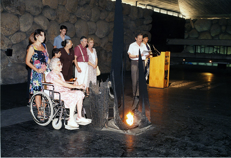 Ceremony in honor of Sofia Kritikou. Yad Vashem, July 18, 1999 Ceremony in honor of Sofia Kritikou. Yad Vashem, July 18, 1999