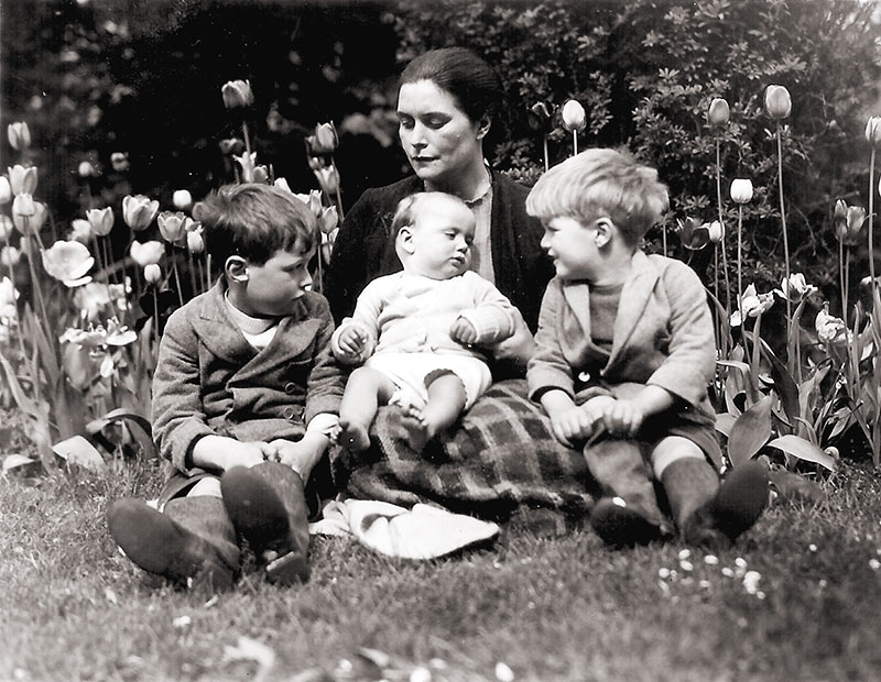 Sofka and her sons Peter, Ian and Patrick. Cookham Dean, 1939 Sofka and her sons Peter, Ian and Patrick. Cookham Dean, 1939
