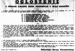 A notice announcing new boundaries for the Warsaw Ghetto, 28 October 1942 A notice announcing new boundaries for the Warsaw Ghetto, 28 October 1942