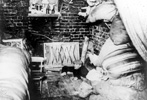 A Jew, caught in a bunker during the uprising A Jew, caught in a bunker during the uprising