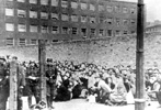 Jews concentrated at the Umschlagplatz prior to deportation, 1943 Jews concentrated at the Umschlagplatz prior to deportation, 1943