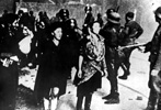 Women being arrested during the suppression of the Warsaw Ghetto uprising Women being arrested during the suppression of the Warsaw Ghetto uprising