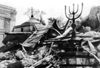 The ruins of the Great Synagogue on Tłomackie Street in Warsaw, 16 May 1943 The ruins of the Great Synagogue on Tłomackie Street in Warsaw, 16 May 1943