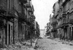 Ruins of buildings in the Warsaw Ghetto, 1943 Ruins of buildings in the Warsaw Ghetto, 1943