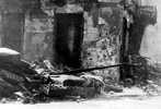 Destroyed Jewish property on Gęsia Street, 1943 Destroyed Jewish property on Gęsia Street, 1943