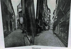 Würzburg, die Judengasse vor dem Krieg