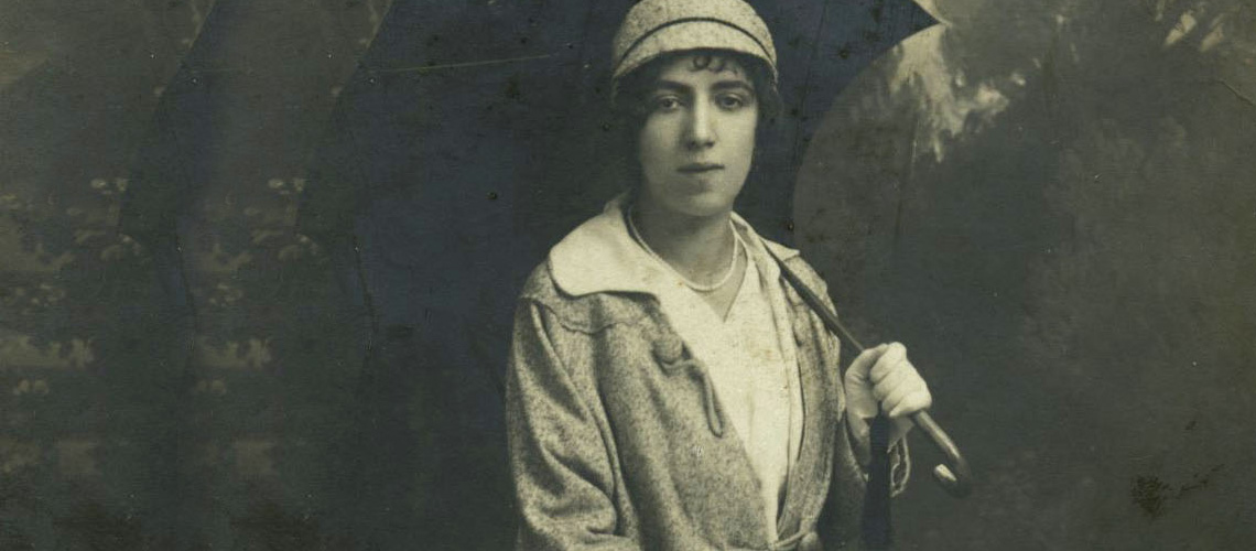חנה-מלכה גולדגלס לבית גליקסון, 1926, ורשה