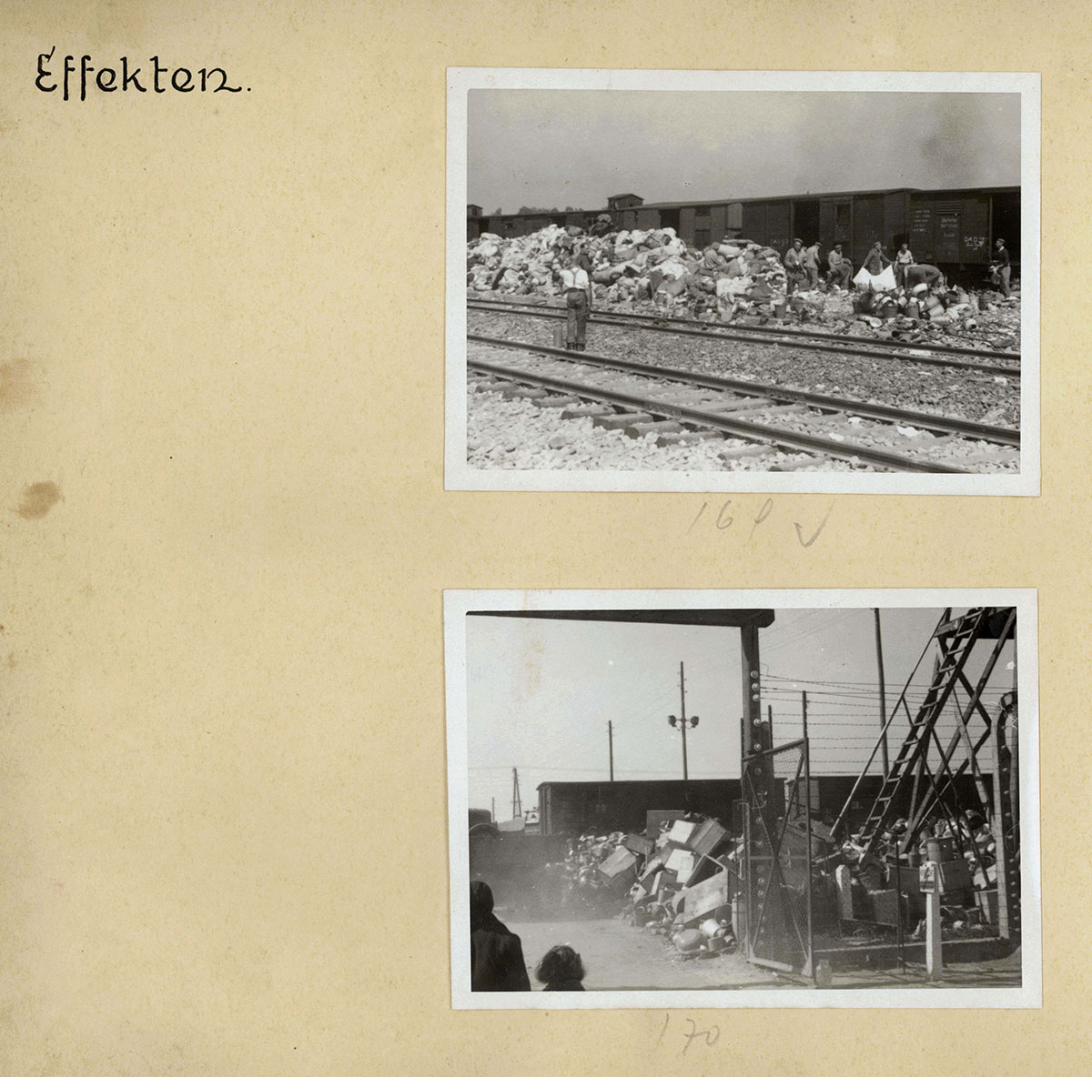 The work of sorting the possessions that the Jews brought with them to Auschwitz was done by Jewish prisoners who were forced to collect the packages and sort the items that would then be sent to the Reich. By the time the sorting was completed, most of the previous owners were already dead