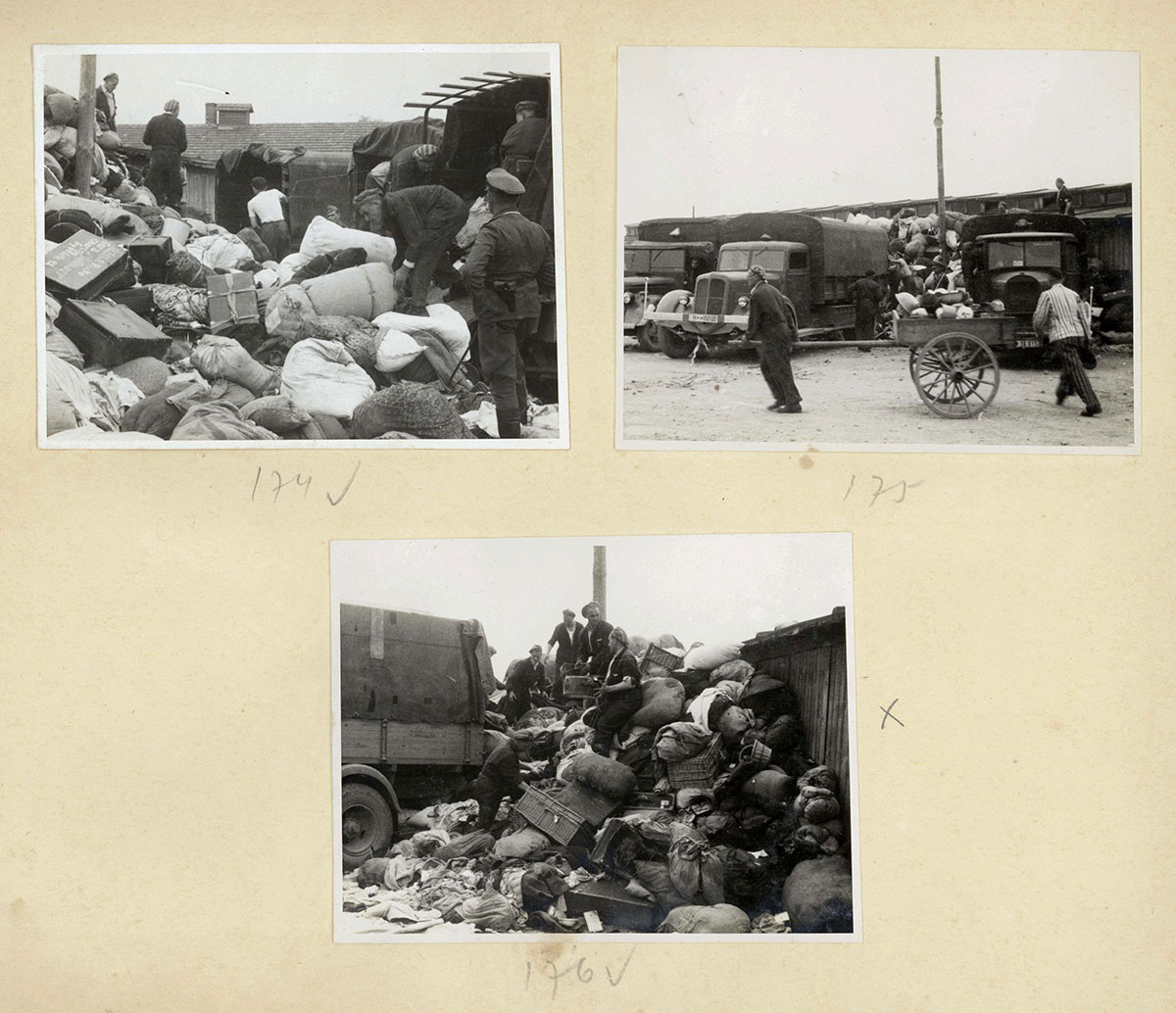 Jewish property that will be sorted and sent to the Reich