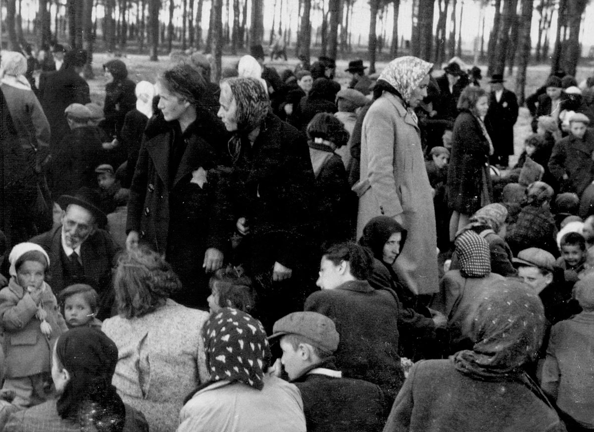 These were the last relatively peaceful moments together, before being driven into the gas chambers and murdered