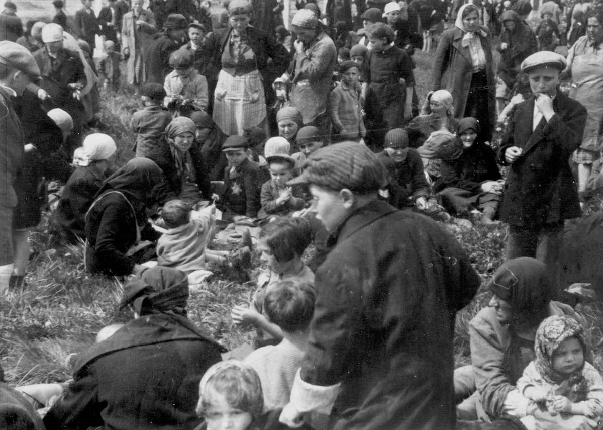 These were the last relatively peaceful moments together, before being driven into the gas chambers and murdered