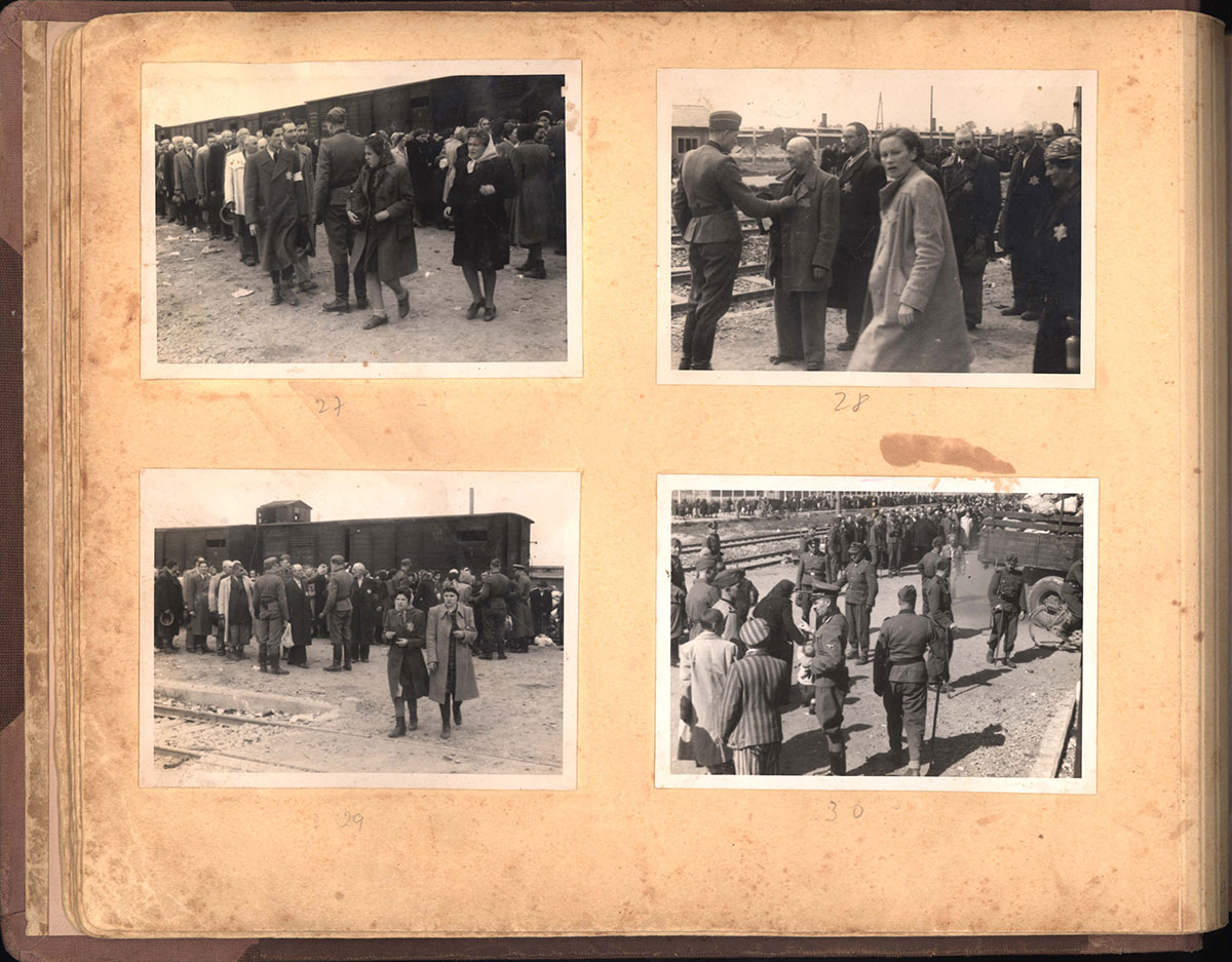 Jews undergoing the selection process