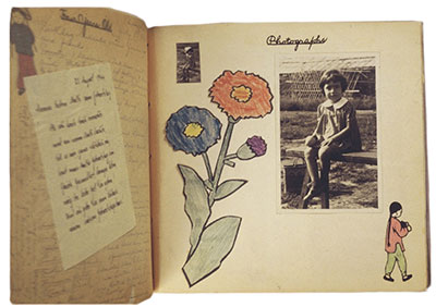 Childhood album of Ruth Frankel-Kolani, born on July 1, 1940 in Shanghai