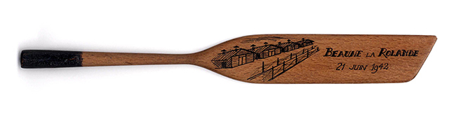 A letter opener that served also as a penholder, made by Nissan Frenkel in Beaune-la-Rolande for his son Richard