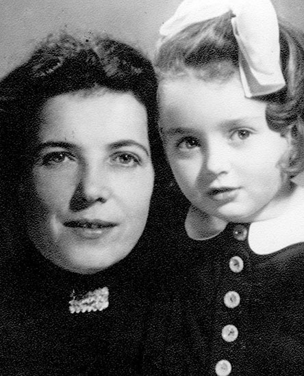 Shifra Jonisz with her rescuer Leokadia Jaromirska