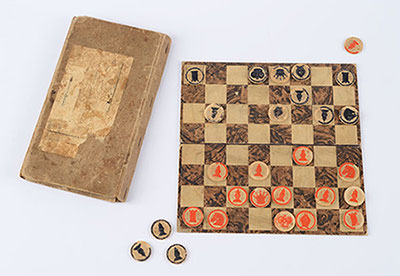 A chess game played by a young girl and boy in the Mogilev ghetto in Transnistria