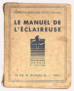 Scout handbook used in the children's home in Chamonix