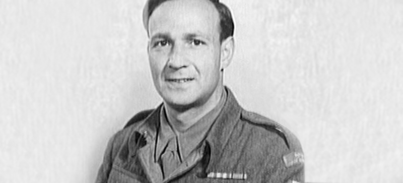 Eliyahu Ben Yehuda (Erich Stiefel) in his Jewish Brigade uniform, 1944