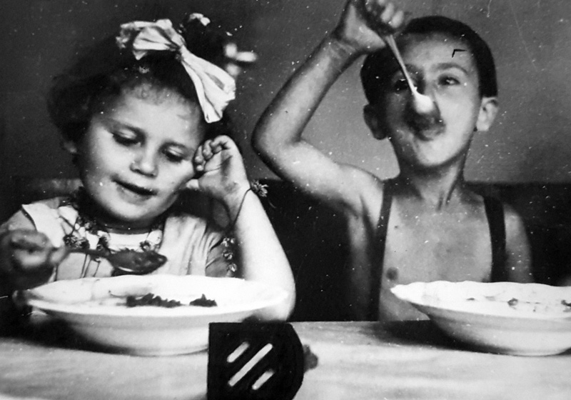 Children at the youth village in Deszk, Hungary after the war