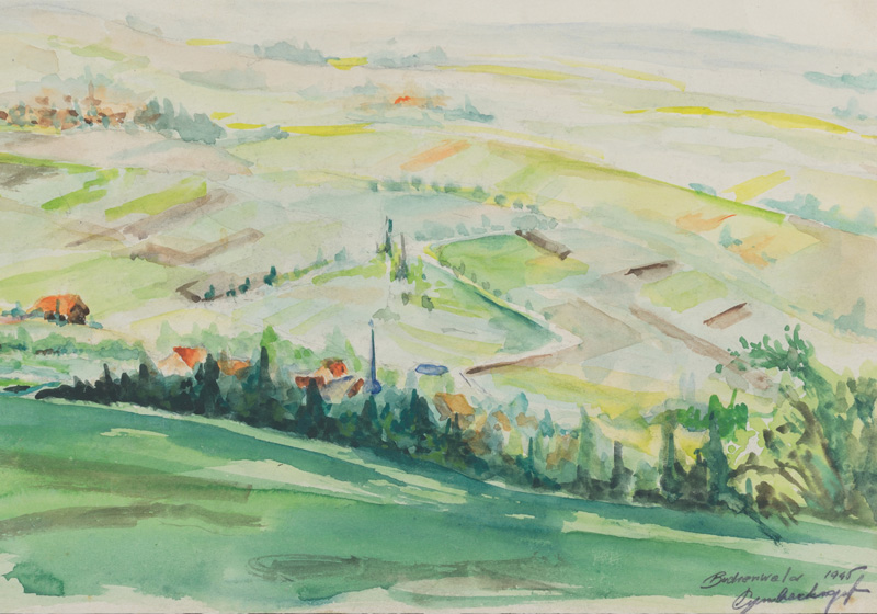 View of Buchenwald, a Few Days after Liberation Buchenwald, 1945
