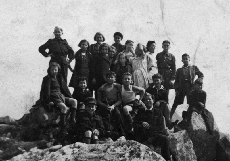 The children at the home in Zakopane, Poland, 1945