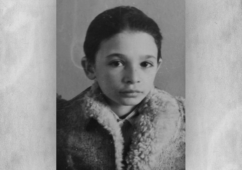 Alexander Bober at the children's home in Zakopane, Poland, 1946