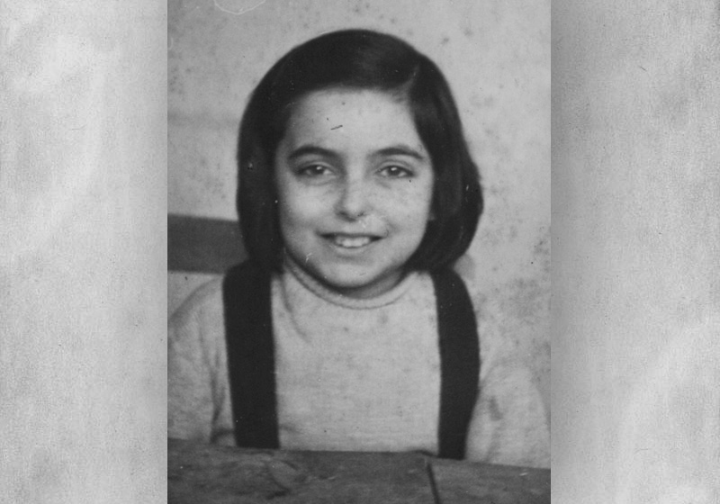 Edzia Knobler  at the children's home in Zakopane, Poland, 1946
