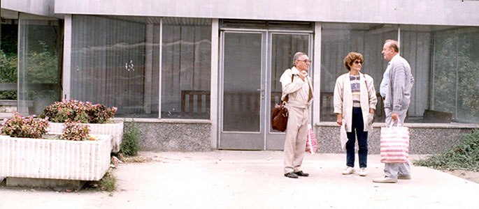 The old entrance to the burial grounds of the Chatam Sofer