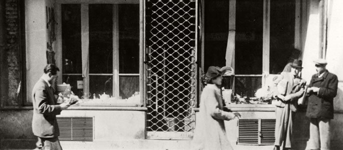 Filip Richter’s store in Bratislava, before the war