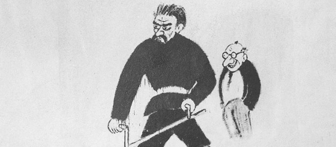 Slovakia, an antisemitic caricature