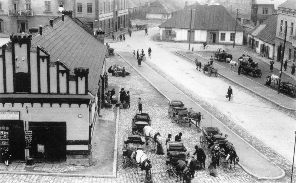 Trzebinia – The market square, 1938-1939