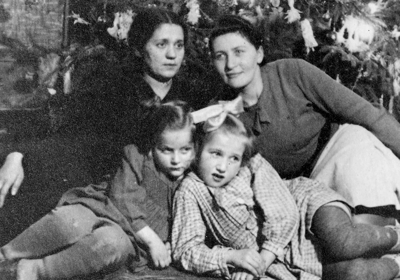 Christmas at the Miklaszewski home.  Brody, December 1943