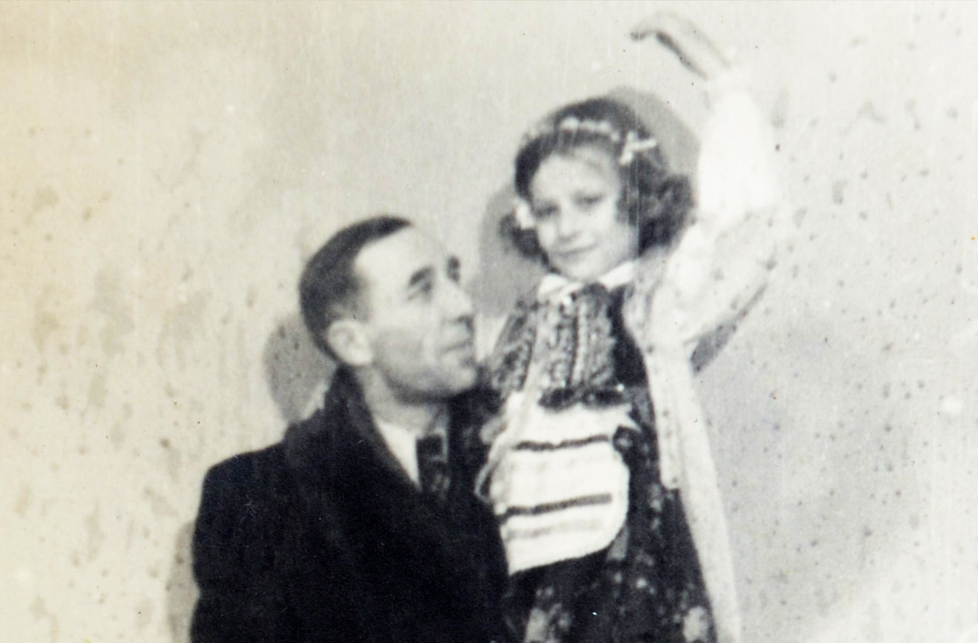 Iza Harnik (Israela Hargil) survived under a false identity while living with the Miklaszewski family in Brody and Krakow