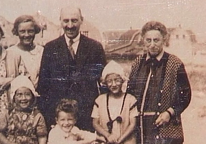 The Polak family in Haarlem, the Netherlands, prewar