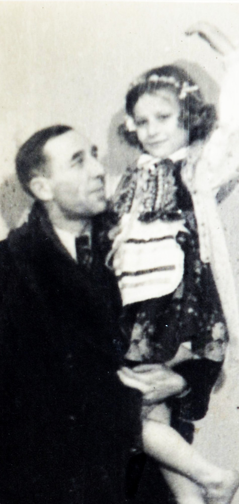 Iza Harnik (Israela Hargil) survived under a false identity while living with the Miklaszewski family in Brody and Krakow