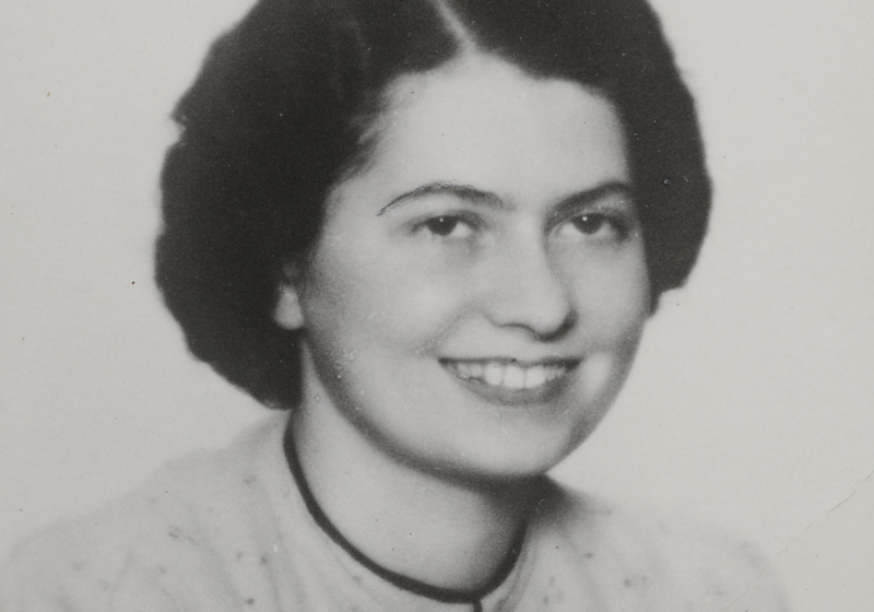 Fanny Knesbach (later Stang), Vienna, 1937