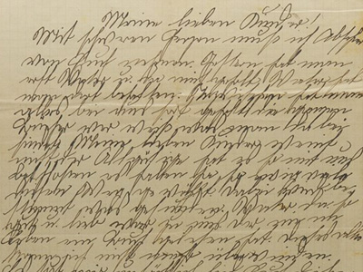 Josephine Bährs Abschiedsbrief