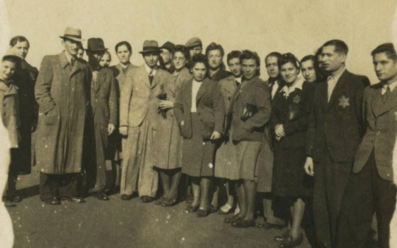 Jews marked with the Yellow Star. Modrzejów, Poland, 27 October 1941